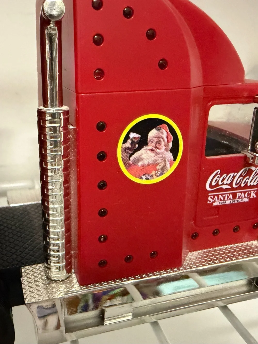 Coca Cola bright red